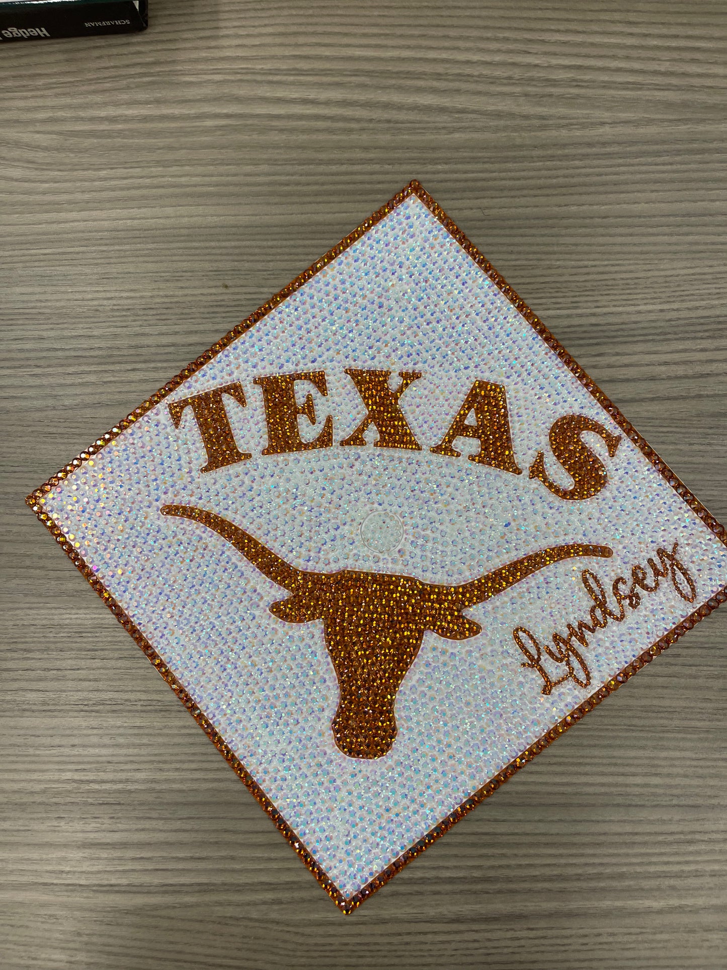 Custom Rhinestone Graduation Cap