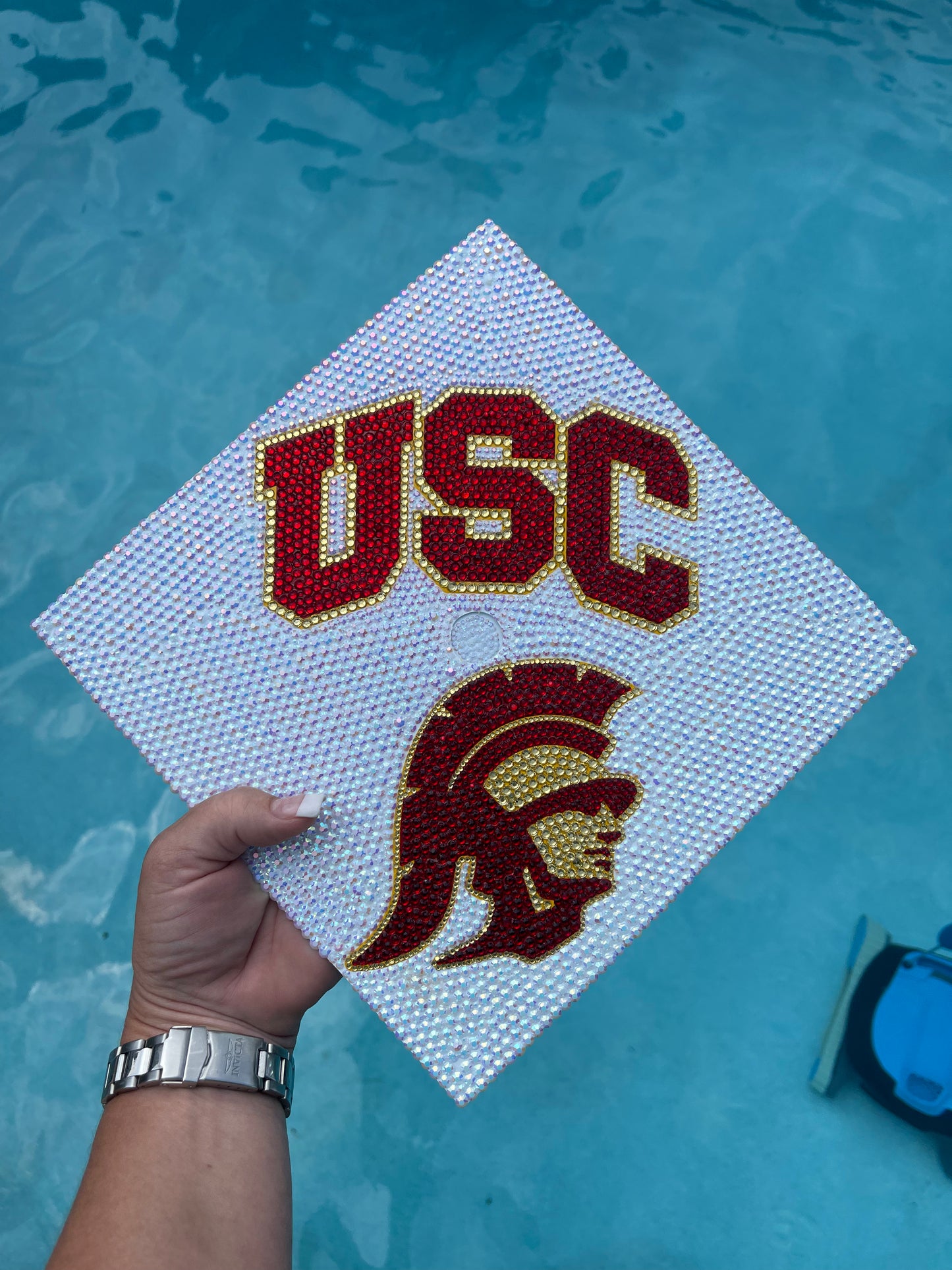 Custom Rhinestone Graduation Cap