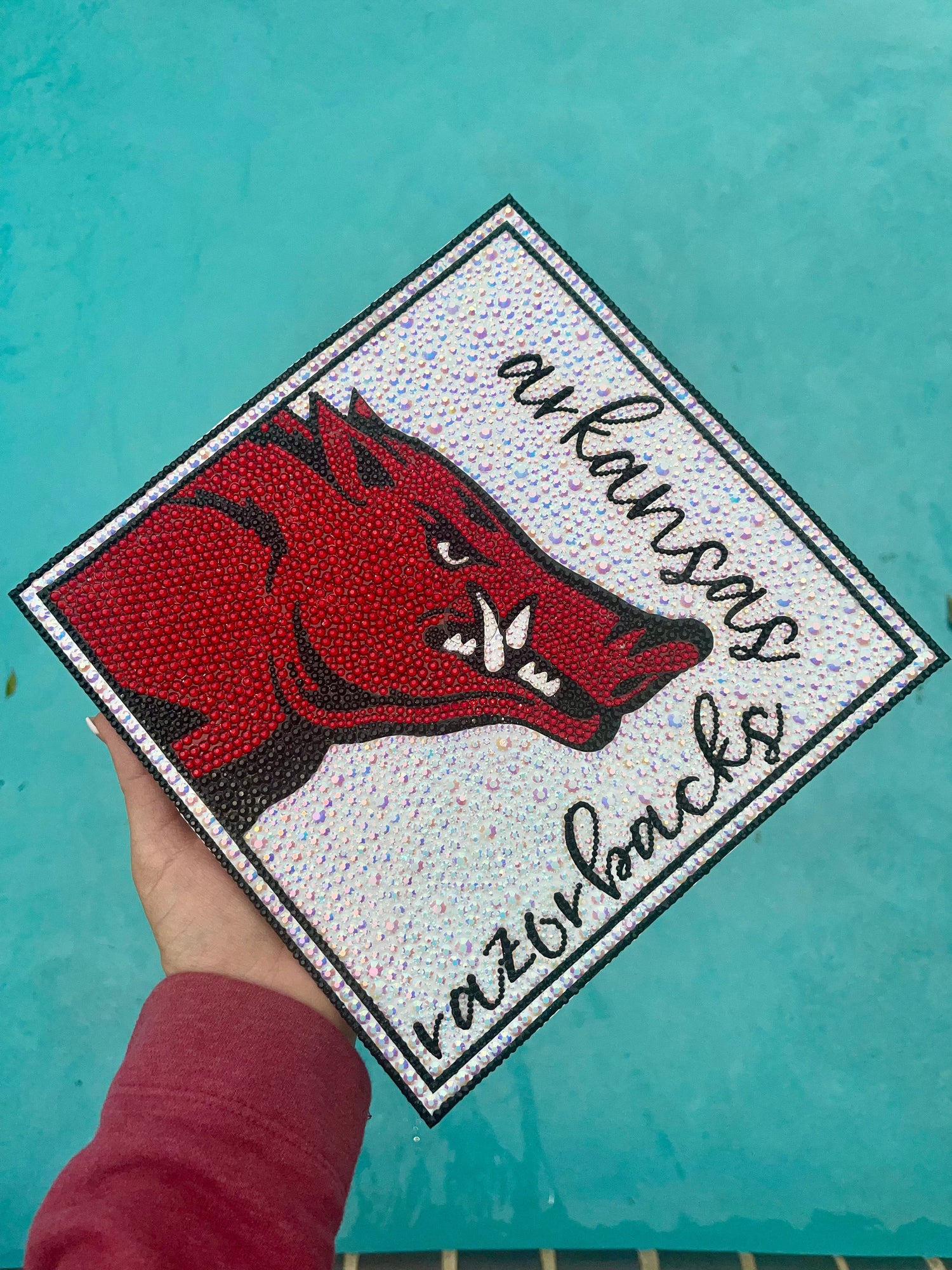 Custom Rhinestone Grad Caps