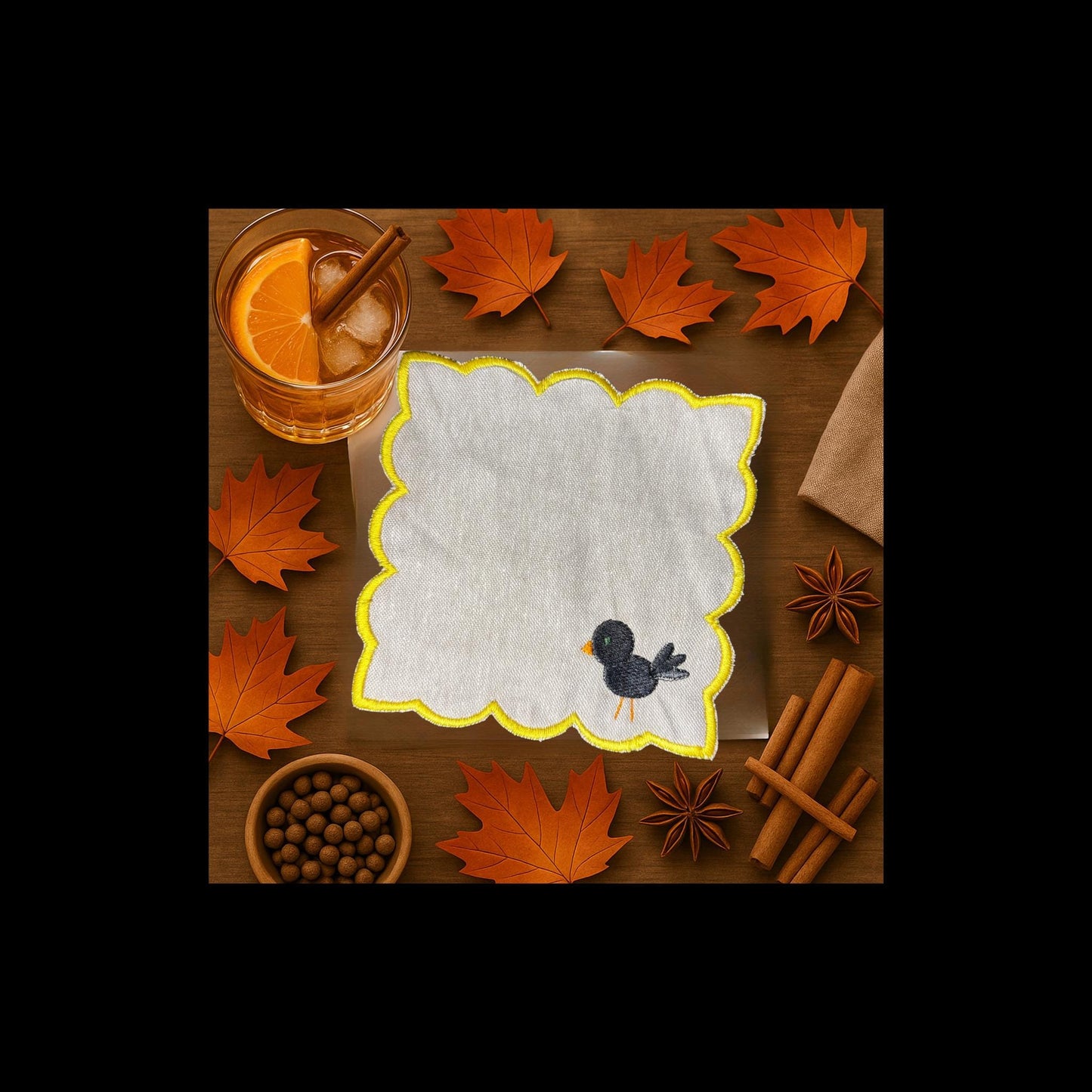 Personalized Embroidered Cocktail Napkins