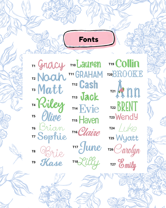 Fonts & Thread
