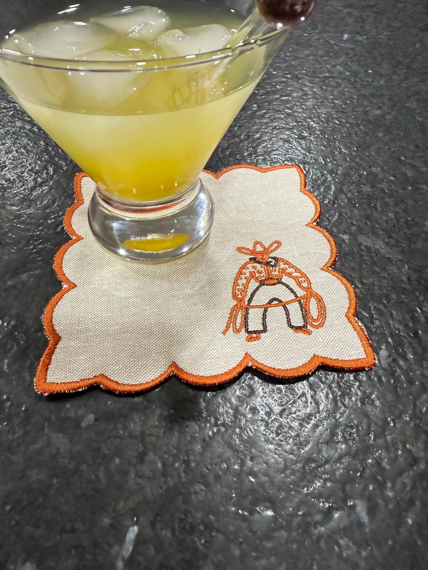 Personalized Embroidered Cocktail Napkins