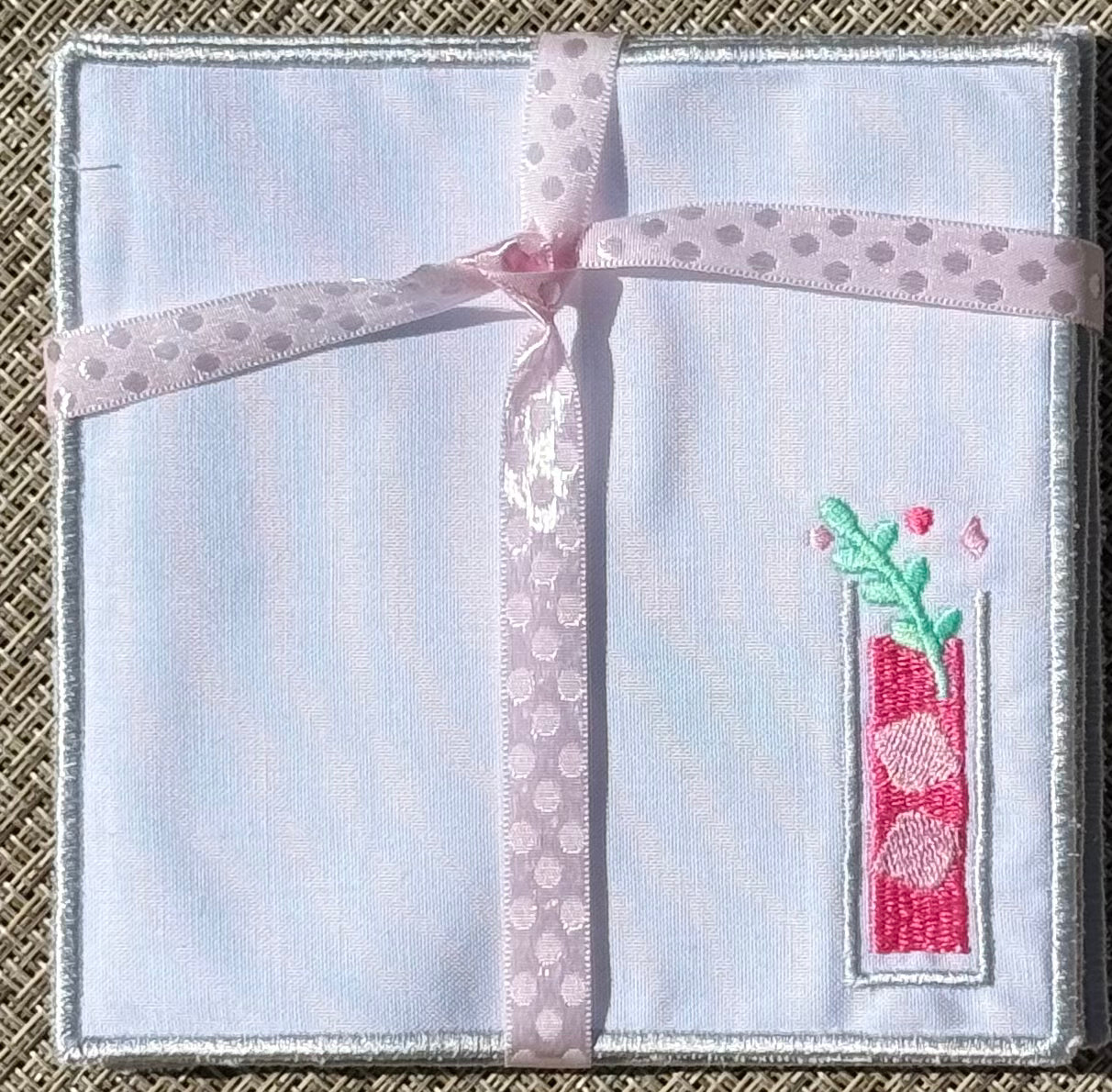 Pastel Holiday Cheer Bar Napkins for Stylish Entertaining