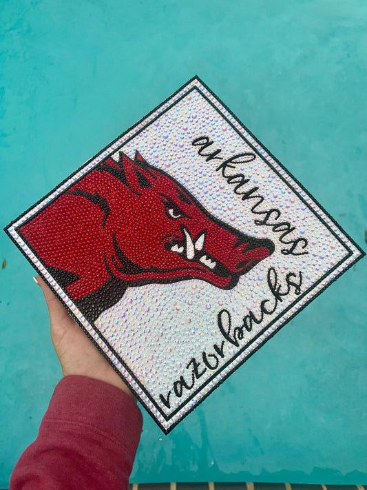 Custom Rhinestone Graduation Cap