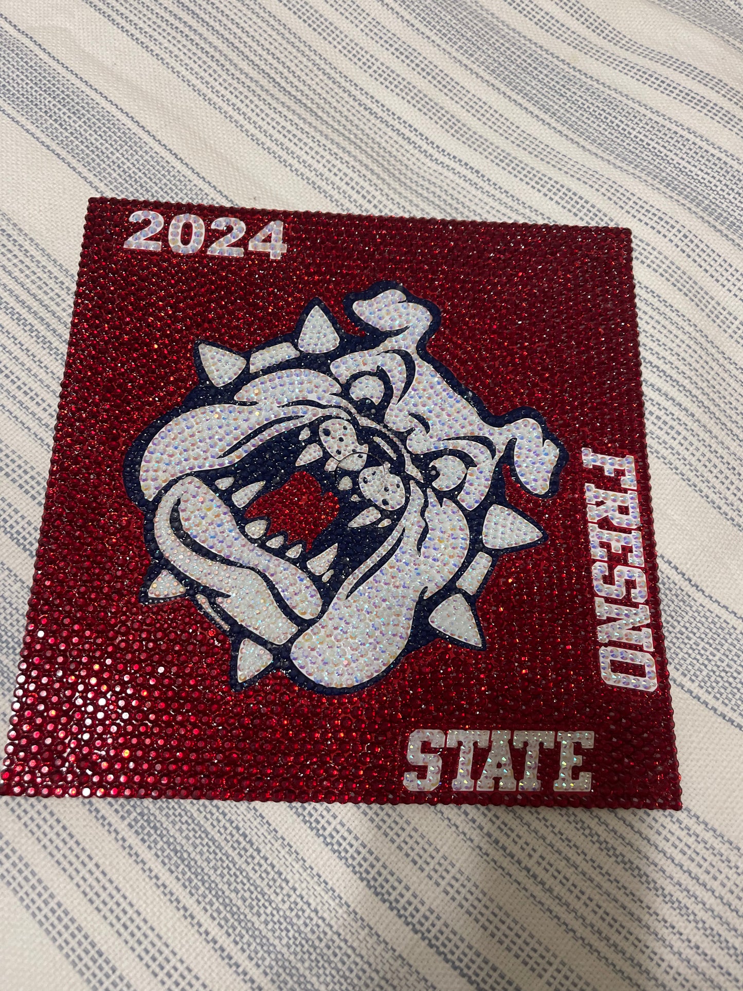 Custom Rhinestone Graduation Cap