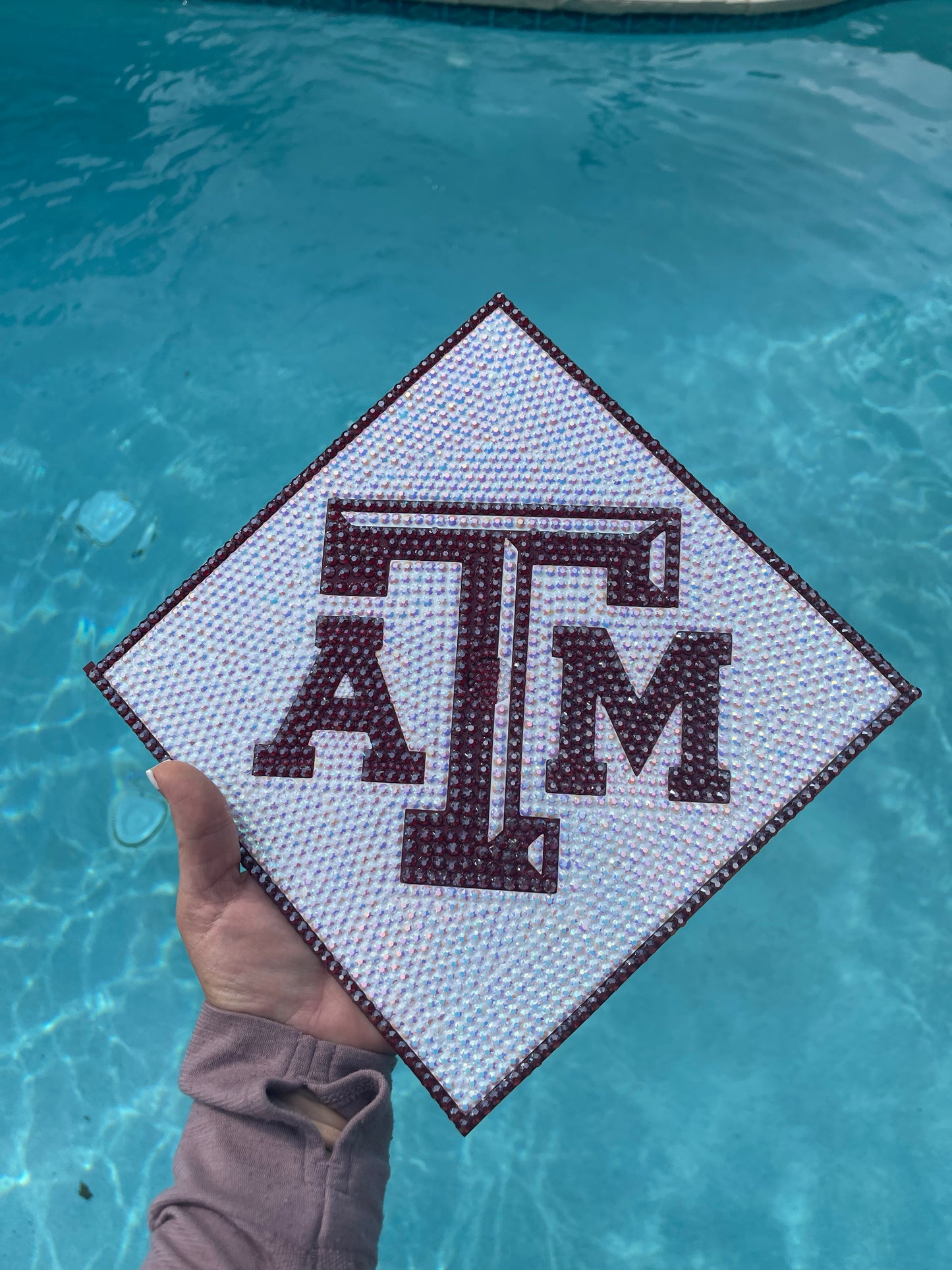 Custom Rhinestone Graduation Cap