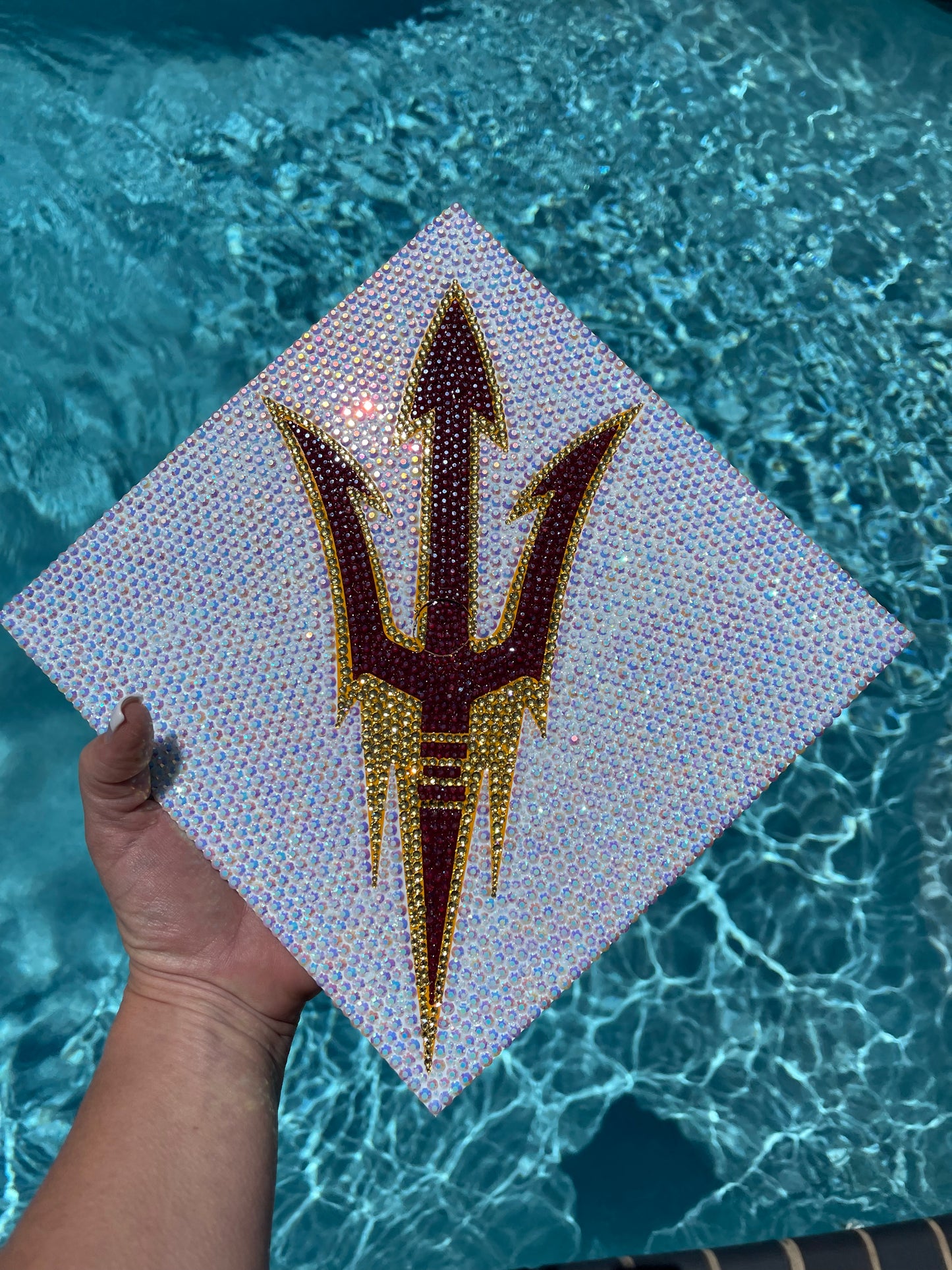 Custom Rhinestone Graduation Cap