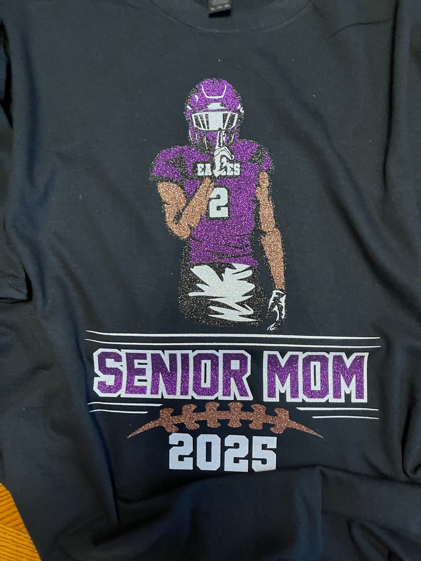 Glitter Football TShirt /Jersey custom