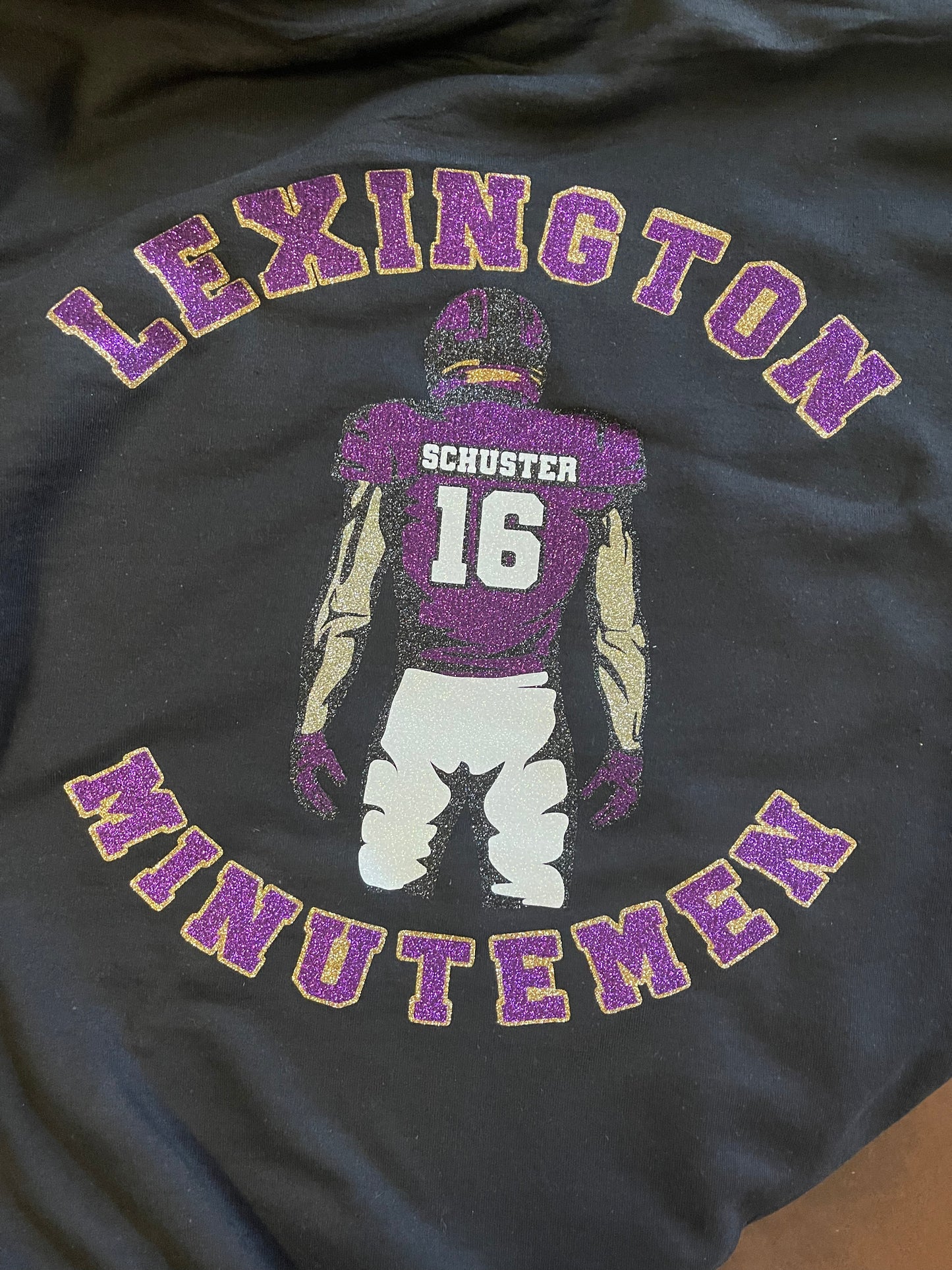 Glitter Football TShirt /Jersey custom