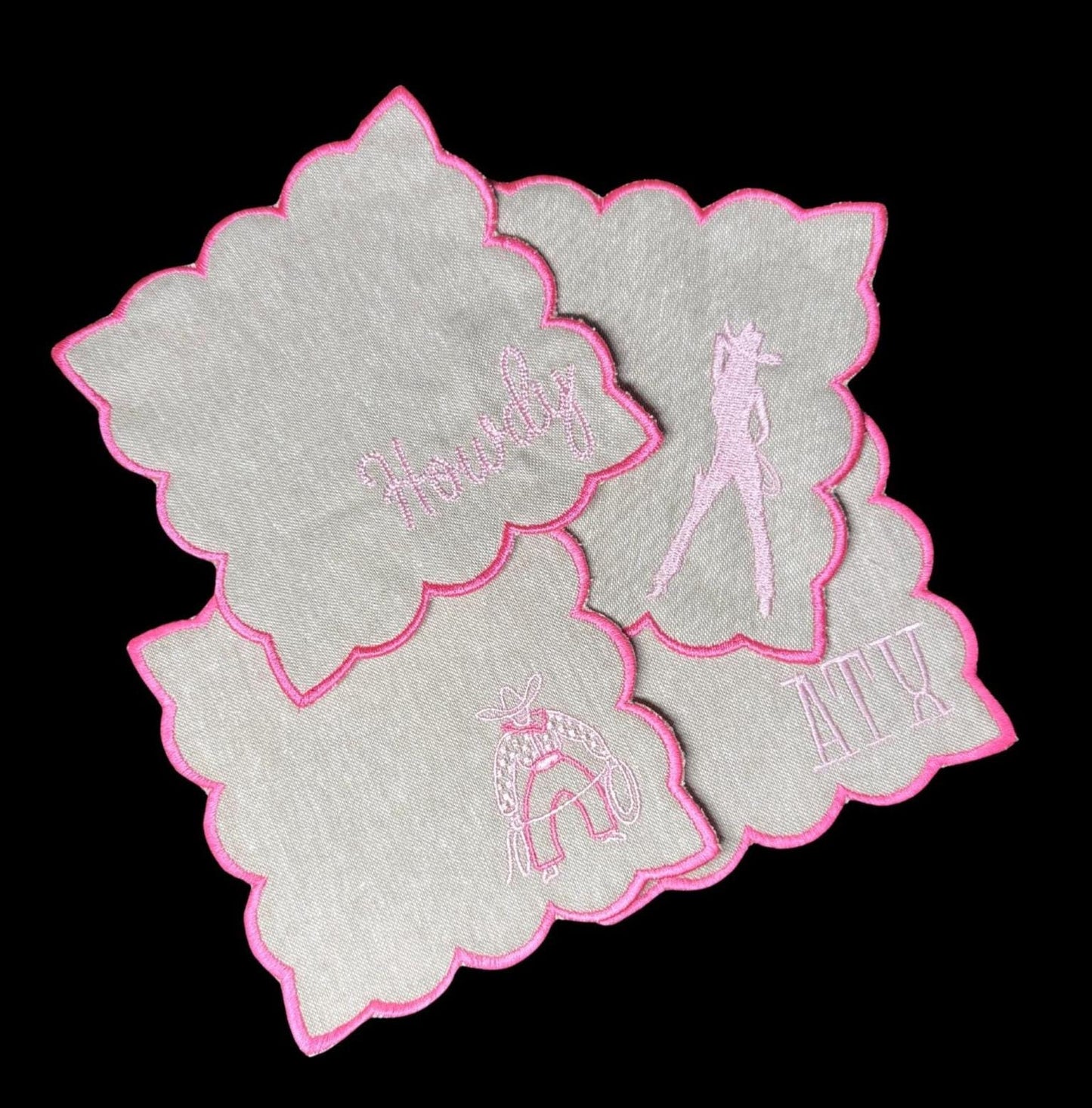 Personalized Embroidered Cocktail Napkins