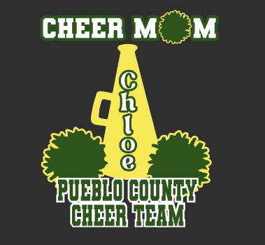 Glitter Cheer/Sports TShirt custom
