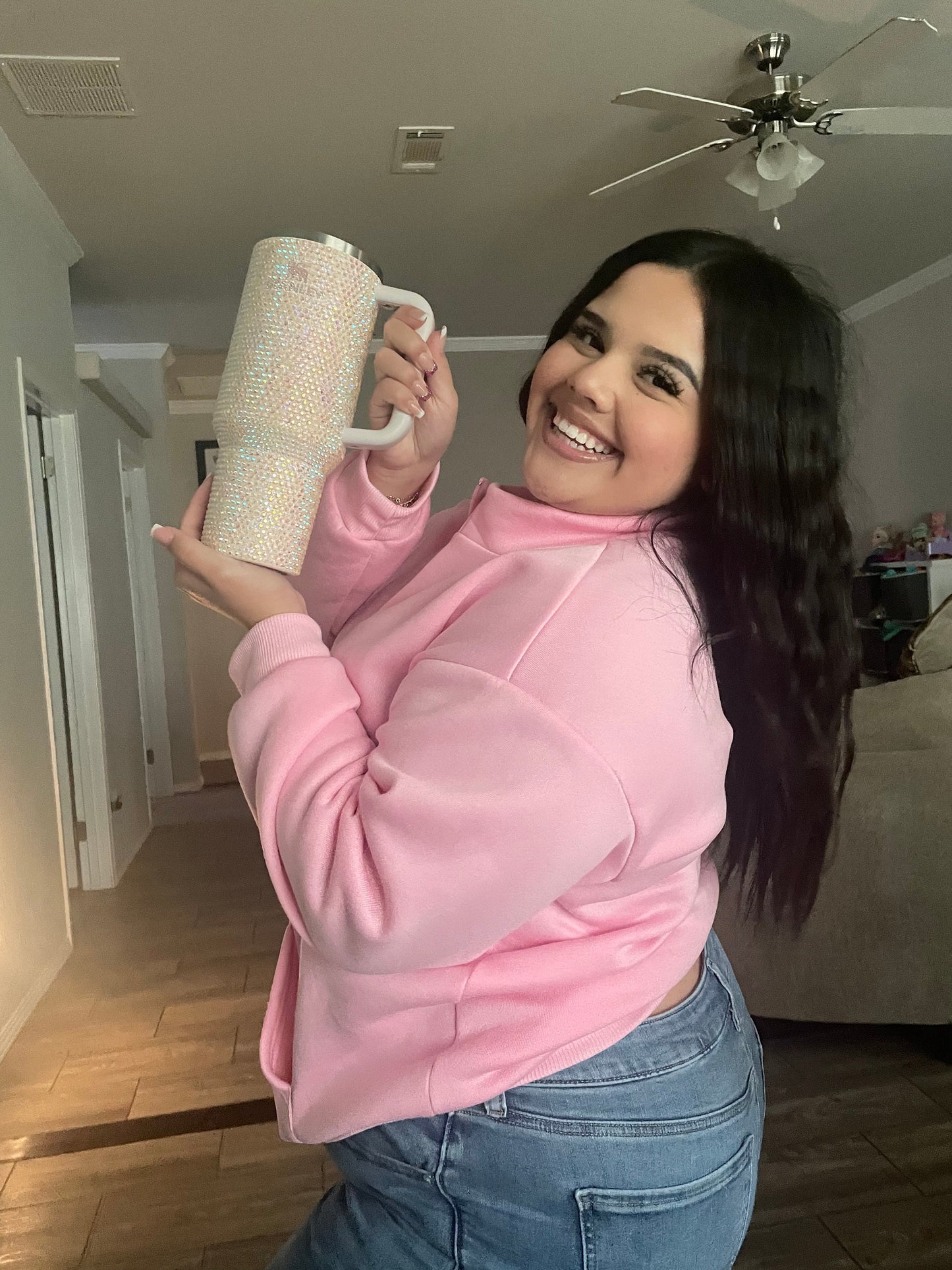 Rhinestone Stainless Cup