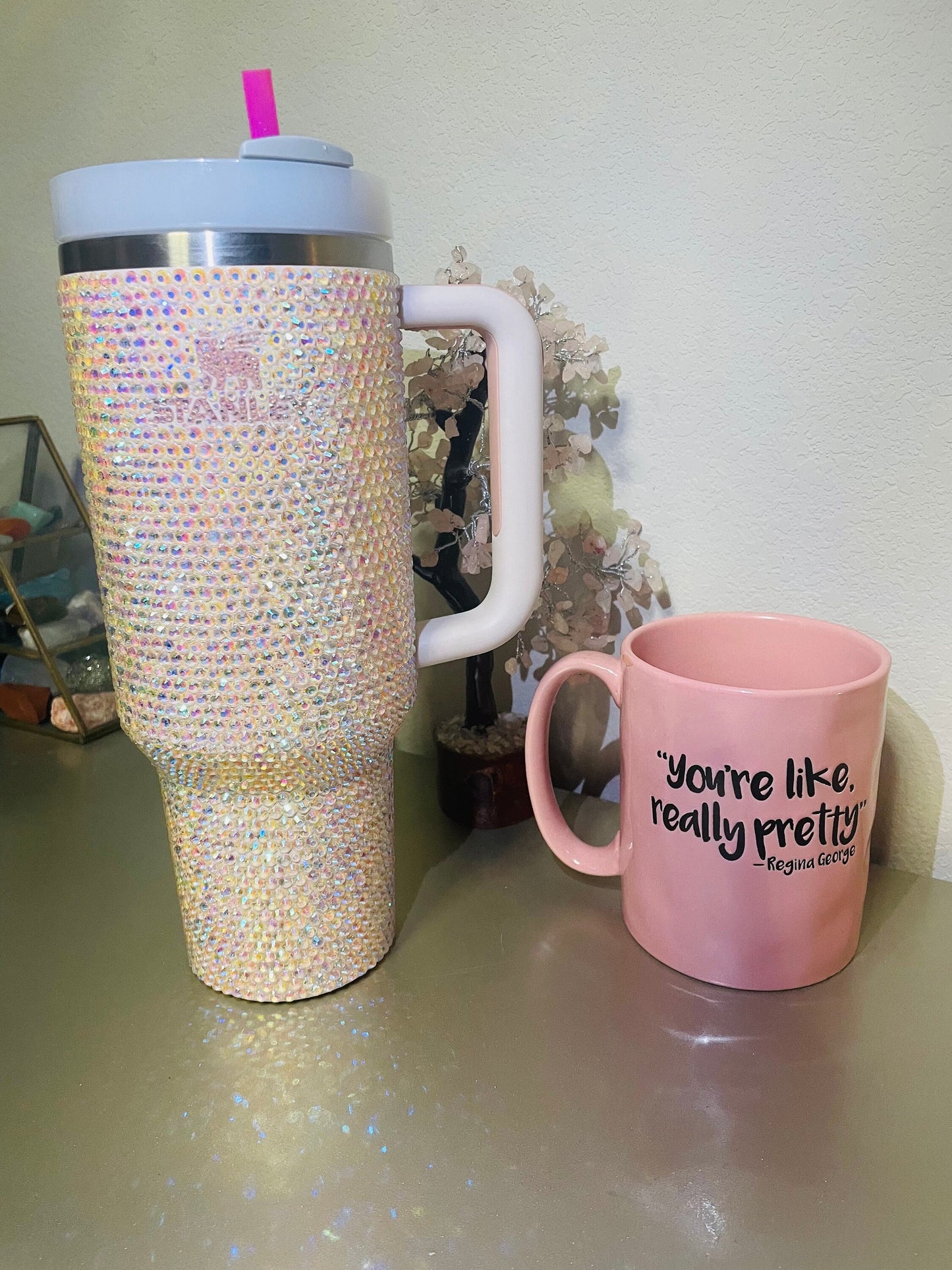 Rhinestone Stainless Cup