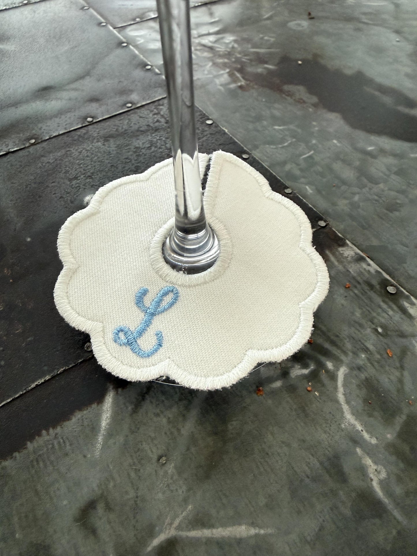 Custom Embroidered Wine Glass Tag, House Warming Gift, Bachelorette Party Favors, Bridesmaid Gifts, Wedding Party, Brides
